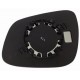 Piastra specchietto con vetro lato passeggero - dx