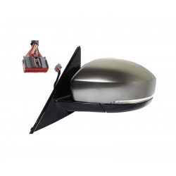 Specchietto retrovisore elettrico termico richiudibile con memoria con freccia e luce di cortesia sx
