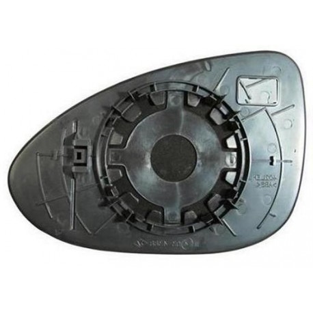 Piastra specchietto con vetro lato passeggero - dx