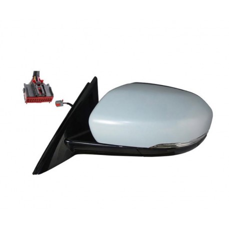 Specchietto retrovisore elettrico termico richiudibile con freccia e luce di cortesia sx