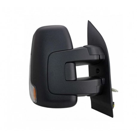 Specchietto retrovisore manuale braccio corto con freccia bianca dx