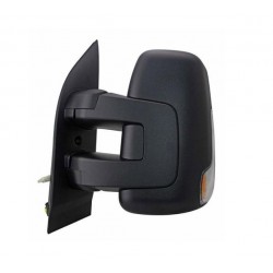 Specchietto retrovisore manuale braccio corto con freccia bianca sx
