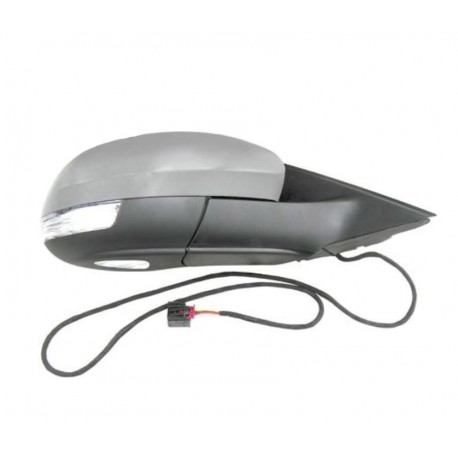 Specchietto elettrico termico ribaltabile con freccia e luce di cortesia dx