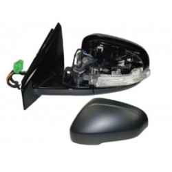 Specchietto retrovisore elettrico termico richiudibile con memoria con freccia e luce di cortesia sx