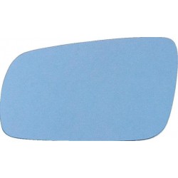 Piastra specchietto con vetro lungo asferico blu lato guida - sx