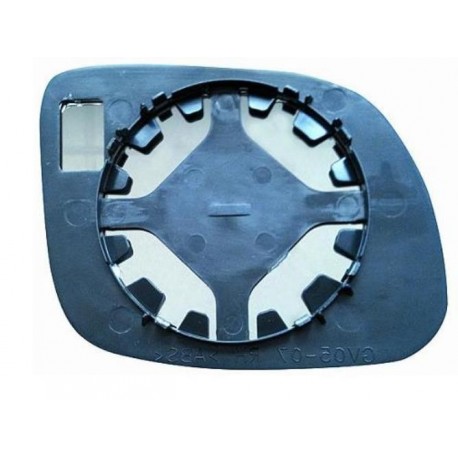 Piastra specchietto con vetro lungo asferico lato guida - sx