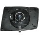 Piastra specchietto con vetro piano lato guida - sx