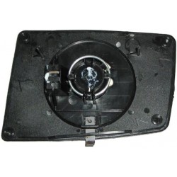 Piastra specchietto con vetro piano lato guida - sx