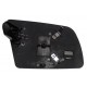 Piastra specchietto con vetro piano lato guida - sx