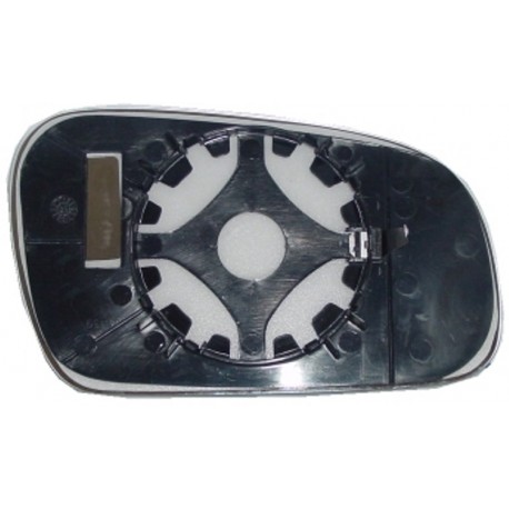 Piastra specchietto con vetro piano lato guida - sx