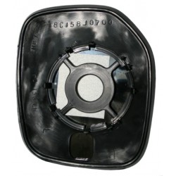 Piastra specchietto con vetro piano lato guida - sx
