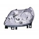 Faro proiettore H7-H15-PY21 con motorino 8 pin sx