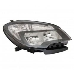 Faro proiettore H7-HB3-WYY21W parabola nera con motorino 7 pin dx