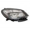 Faro proiettore H7-HB3-WYY21W parabola nera con motorino 7 pin dx