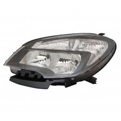 Faro proiettore H7-HB3-WYY21W parabola nera con motorino 7 pin sx