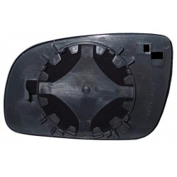 Piastra specchietto con vetro piccolo curvo lato passeggero - dx