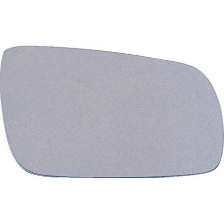 Piastra specchietto con vetro piccolo curvo lato passeggero - dx