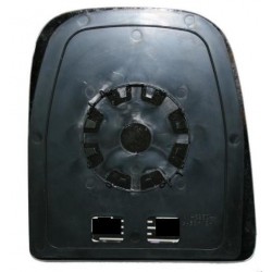 Piastra specchietto con vetro superiore attacco originale lato guida - sx