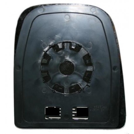 Piastra specchietto con vetro superiore attacco originale lato guida - sx