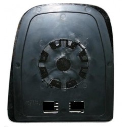 Piastra specchietto con vetro superiore attacco originale lato passeggero - dx