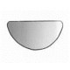 Piastra specchietto con vetro superiore lato guida - sx