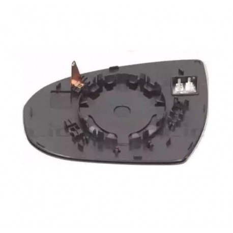 Piastra specchietto termica con vetro asferico dx