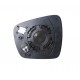 Piastra specchietto termica con vetro dx
