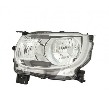 Proiettore faro H4-W5W-Y21W sx