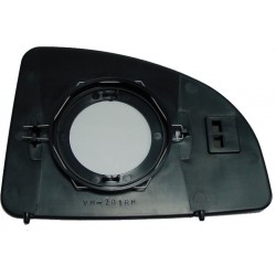 Piastra specchietto con vetro superiore lato guida - sx