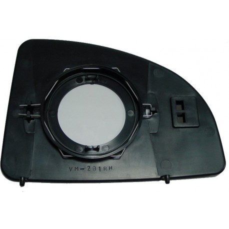 Piastra specchietto con vetro superiore lato guida - sx