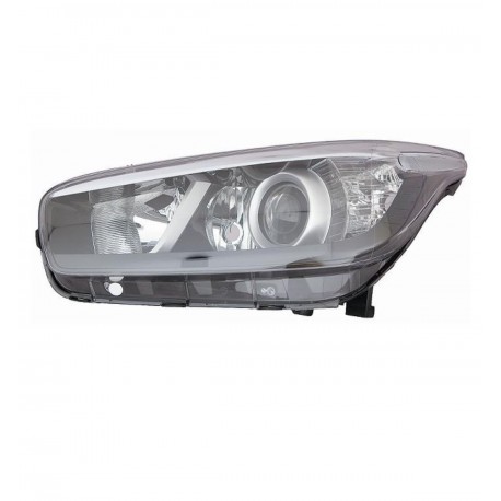 Proiettore faro H7-H7-H7 con motorino sx