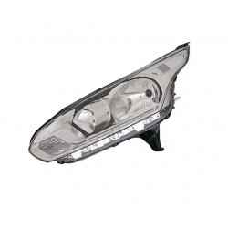 Proiettore faro H7-H15 parabola cromata con motorino sx