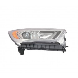 Proiettore faro H7-H1 con luce diurna a led con motorino dx