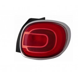 Gruppo ottico posteriore con cornice satinata mod Trekking dx