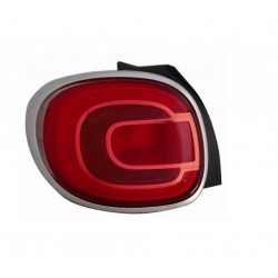 Gruppo ottico posteriore con cornice satinata mod Trekking sx