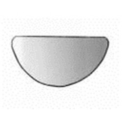 Piastra specchietto con vetro superiore lato passeggero - dx