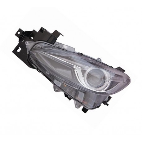 Proiettore faro xenon DS4 parabola nera a led con motorino dx