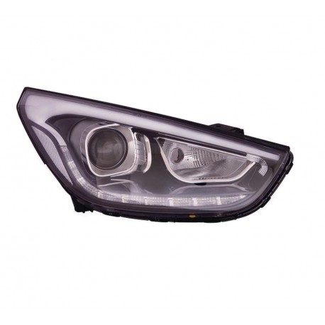 Proiettore faro HIR2-PY21 parabola nera a led dx