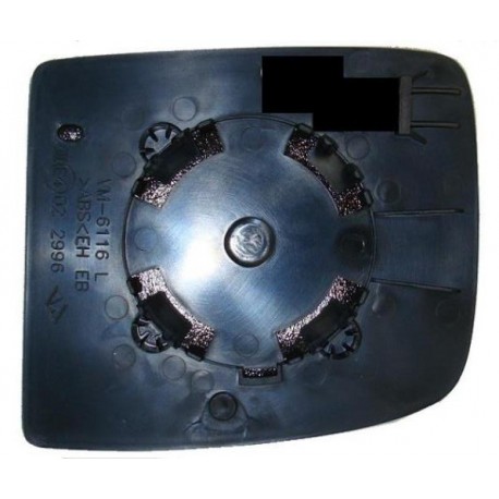 Piastra specchietto con vetro superiore Note:versione doppio vetro lato guida - sx