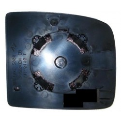 Piastra specchietto con vetro superiore Note:versione doppio vetro lato passeggero - dx