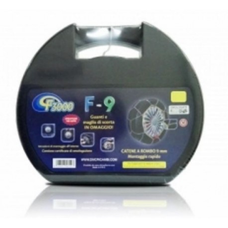 F3000 Catene da neve 9 mm Gr. 7