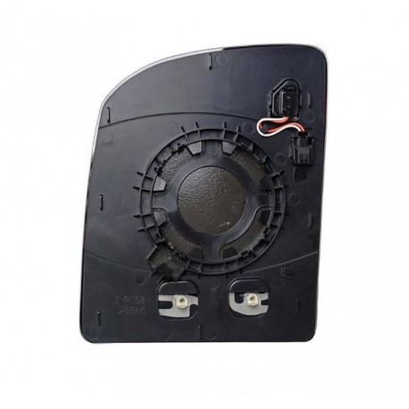 Piastra specchietto retrovisore superiore termica con vetro Blis sistem dx