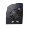 Piastra specchietto retrovisore superiore termica con vetro Blis sistem dx