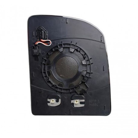 Piastra specchietto retrovisore superiore termica con vetro Blis sistem sx