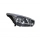 Proiettore faro H7 - H7 - PY21 a led con motorino parabola nera dx