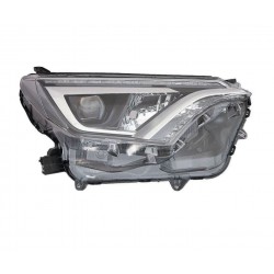 Proiettore faro WY21W a led con motorino parabola nera dx