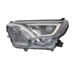 Proiettore faro WY21W a led con motorino parabola nera sx