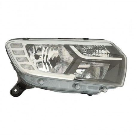 Proiettore faro H7 - H7 - PY21W con luce diurna a led passeggero dx