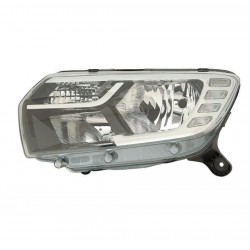 Proiettore faro H7 - H7 - PY21W con luce diurna a led guida sx