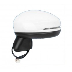 Specchietto retrovisore elettrico termico ribaltabile freccia verniciabile 5 pin sx